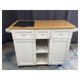Drop Leaf Portable Kitchen Island