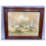 Framed Painting by S. Hills