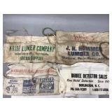 Assorted Vintage Canvas Nail Pouch/Aprons