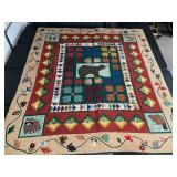 Rustic Cabin Style Hand Stitched Quilt