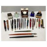 Assorted Mechanical Pencils, Fountain Pens & More