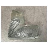 Viking Glass Crystal & Satin Flat Back Owl on Log
