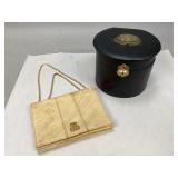 Victorian-Era Collar Box & a Snakeskin Handbag