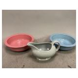 Fiesta Bowls and Gravy Boat