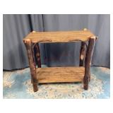 Rustic Slat End Table/Console