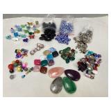 Assorted Beads & Miniature Glass Animals