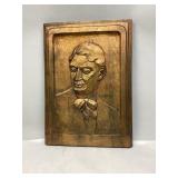 Carved Wooden Portrait of Southern Gentleman