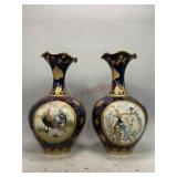 Japanese Satsuma Style Vases