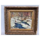 Framed Painting by D. Shaw