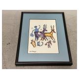 Framed Hoof Beats Print by K.D. Cooney