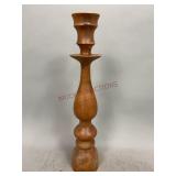 Large Wooden Candlestick Holder