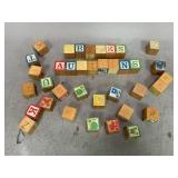 Wooden Alphabet Blocks