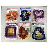 Six Miscellaneous Wilton Cookie Cutters