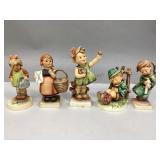 Five Collectible M.I.Hummel Figurines