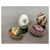 Decorative Fake Eggs with Two Stands