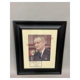 Autographed Photograph of President Johnson