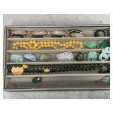 Oriental Style, Carved Stone Jewelry and More