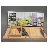 Weston Slaw Board and Cabbage Shredder