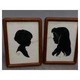 Framed Silhouette Portraits