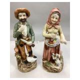Set of Vintage Porcelain Homco Figurines