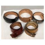 Assorted Leather Belts