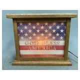 Light Up God Bless America Box