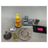 Ashtrays, Cigarette Holder, and More