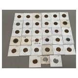 Collection of Wheat Pennies
