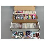 Assortment of Baseball and Football Cards