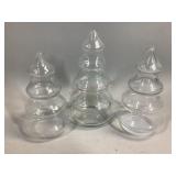 Glass Christmas Tree Containers