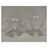Fostoria Willowmere Cream and Sugar