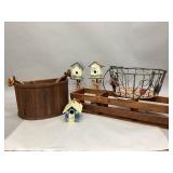 Miscellaneous Wooden Home Decor Collectibles