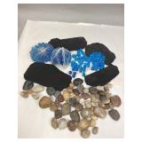 Assorted Stones, Glass Marbles and More