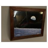 Framed Photo of Earth from the Moon