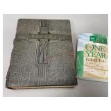 Holy Bible and The One Year Bible.