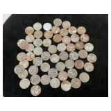Vintage Zinc Wheat Pennies
