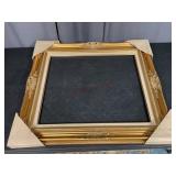 Ornate Gold Colored Wooden Frame