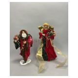 Christmas Tree Topper and Santa Claus Figurine