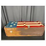 Painted Wooden Crate