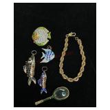 Fish Charms, Charm Bracelet and More
