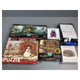 Puzzles and Puzzle Mat