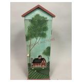 Miniature Painted Storage Cabinet