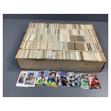 Assortment of Baseball and Football Cards