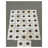 Collection of Wheat Pennies