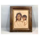 Framed Print by V. Hecht