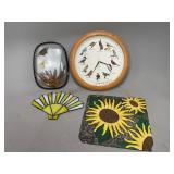 Hand Painted Slate, Stained Glass, and More