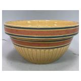 Vintage Yellow Ware Mixing Bowl