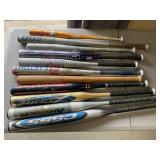 Assorted Baseball Bats