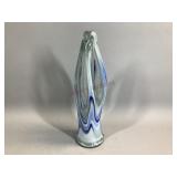 Swirled Art Glass Vase