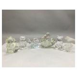 Assorted Glass Animal Paperweights